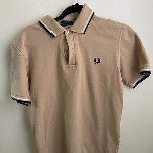 Fred Perry, desert (light brown color), size 40 (small-medium)